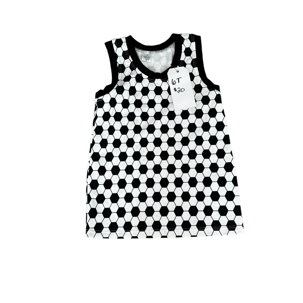 6T Soccer Print Tank